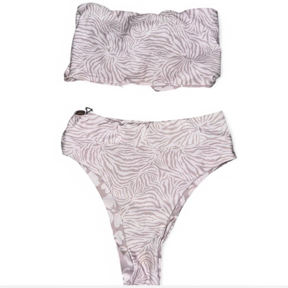 Zebra Print Bikini Set